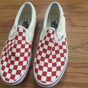 Women’s checkered vans
